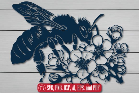 Cricut Bee with Flowers SVG Set: Charming Designs for Crafters