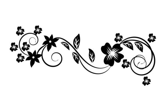 Floral Element Wildflower: A Typeface for Botanical Elegance