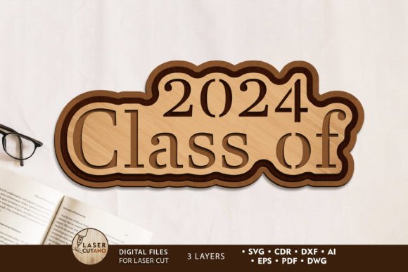 Graduation 2024 Decorative Laser Cut Files