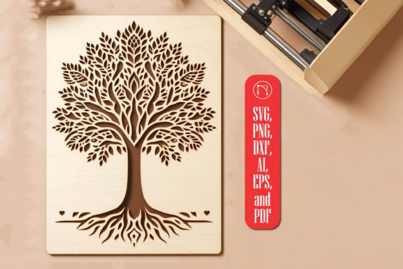 Inspire Your Craft: The Beauty of a Tree Laser Cut SVG File