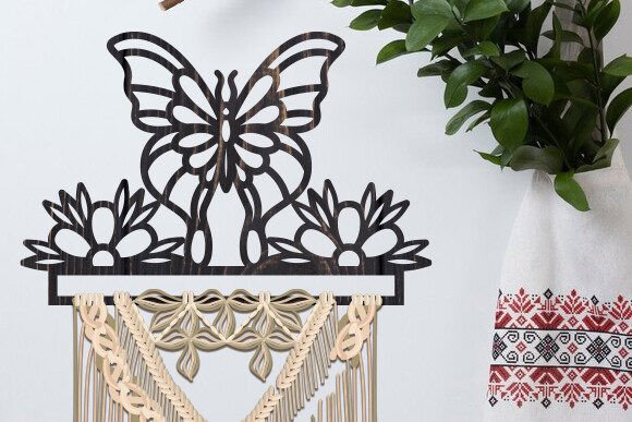Laser Cut Butterfly Hanger Macrame SVG: A Guide for Crafters