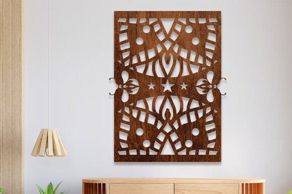 Laser Cut Decorative Butterfly Panel SVG