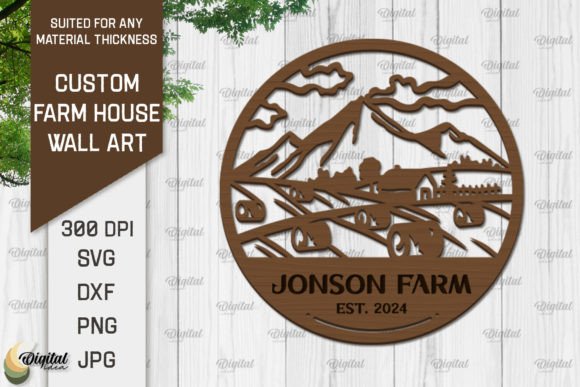 Laser Cut Farmhouse Wall Decor SVG: Endless Design Potential