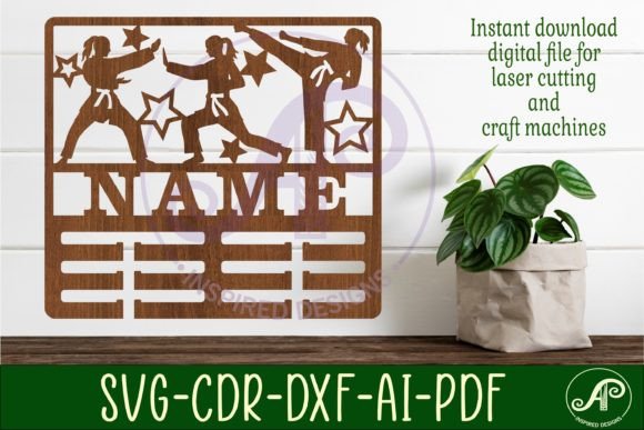 Martial Arts Female Medal Holder: A Personalized Design