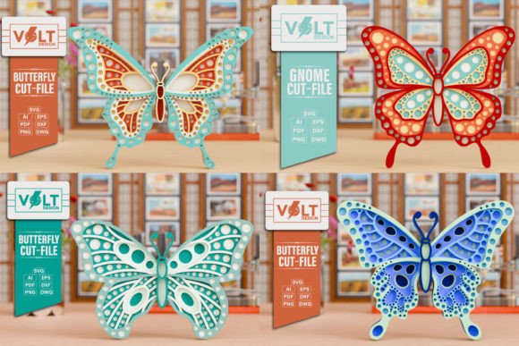 Stunning 3D Butterfly SVG for Layered Paper Art