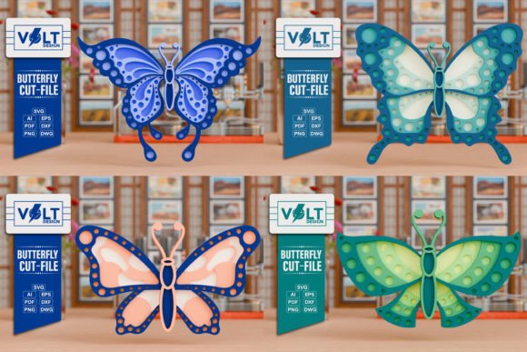 Stunning Butterfly 3D SVG Crafting File for Creative Projects