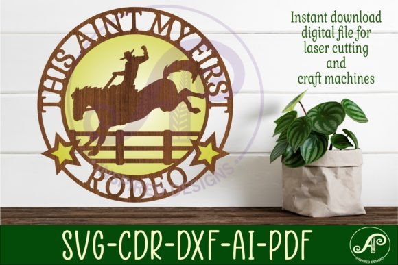 This Ain't My First Rodeo: A Layered Sign Design