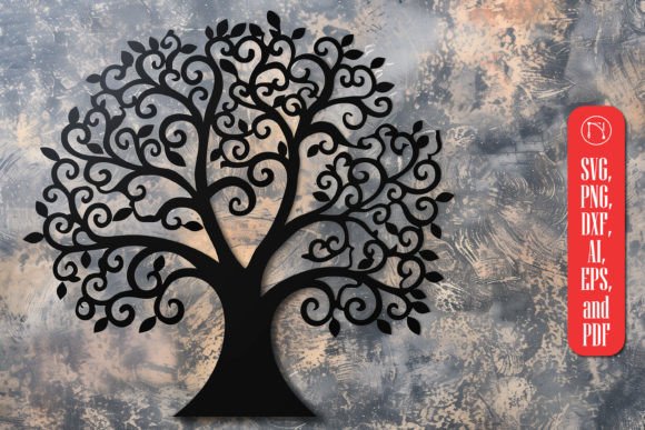 Tree Laser Cut SVG Cut File